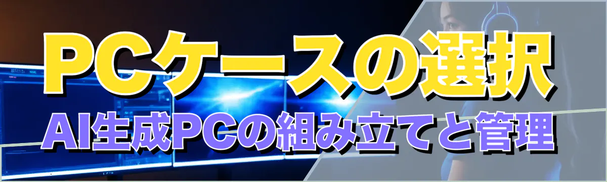 PCケースの選択 AI生成PCの組み立てと管理