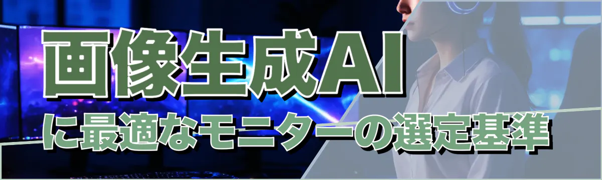 画像生成AIに最適なモニターの選定基準