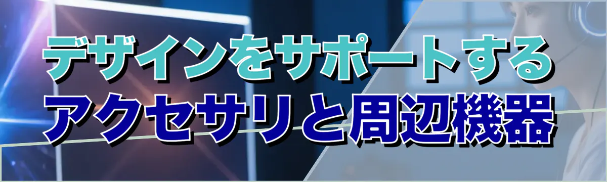 デザインをサポートするアクセサリと周辺機器