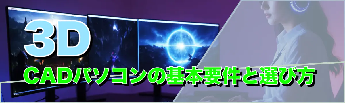 3D CADパソコンの基本要件と選び方