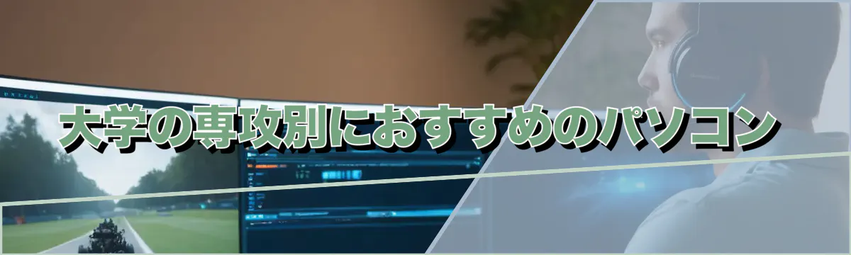 大学の専攻別におすすめのパソコン