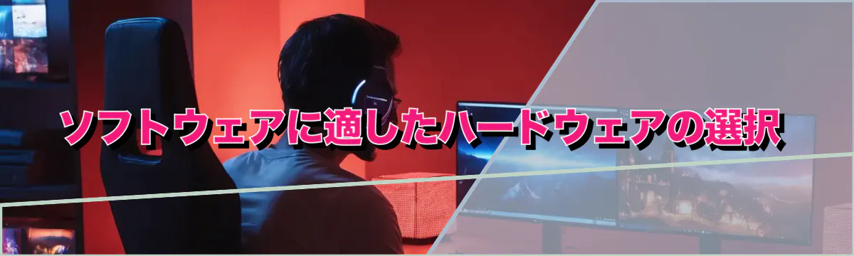 ソフトウェアに適したハードウェアの選択