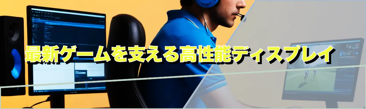 最新ゲームを支える高性能ディスプレイ
