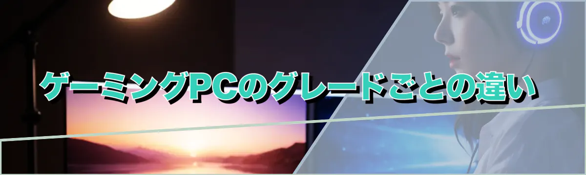 ゲーミングPCのグレードごとの違い
