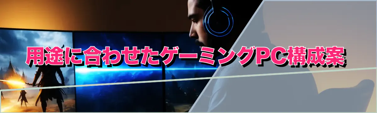 用途に合わせたゲーミングPC構成案