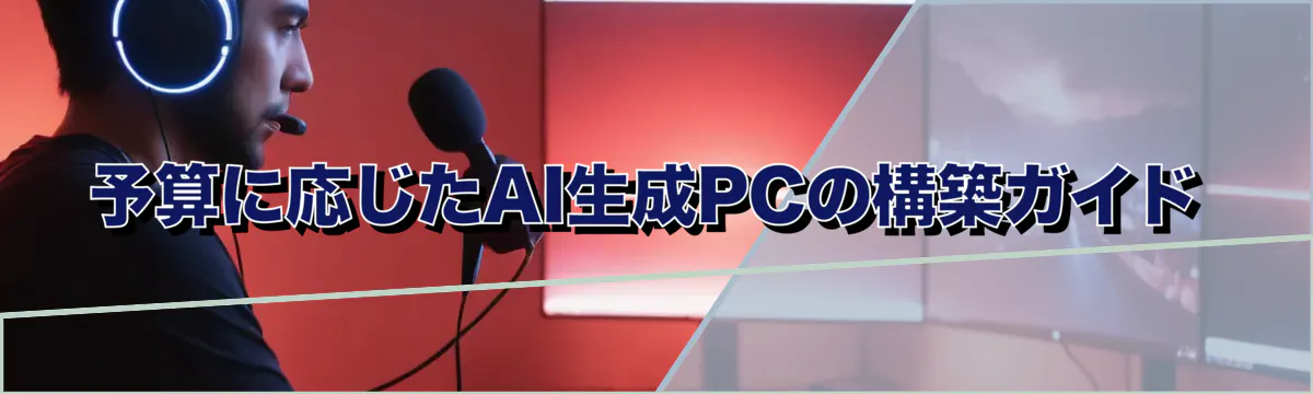 予算に応じたAI生成PCの構築ガイド
