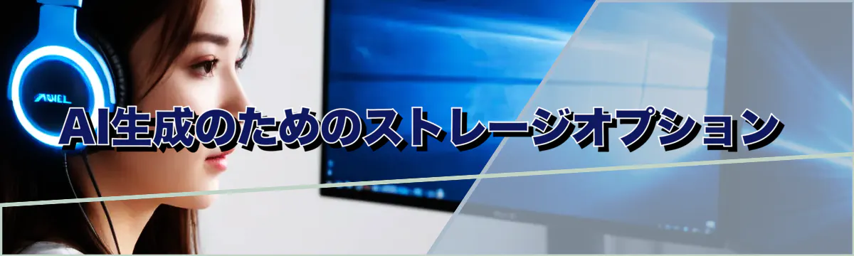 AI生成のためのストレージオプション