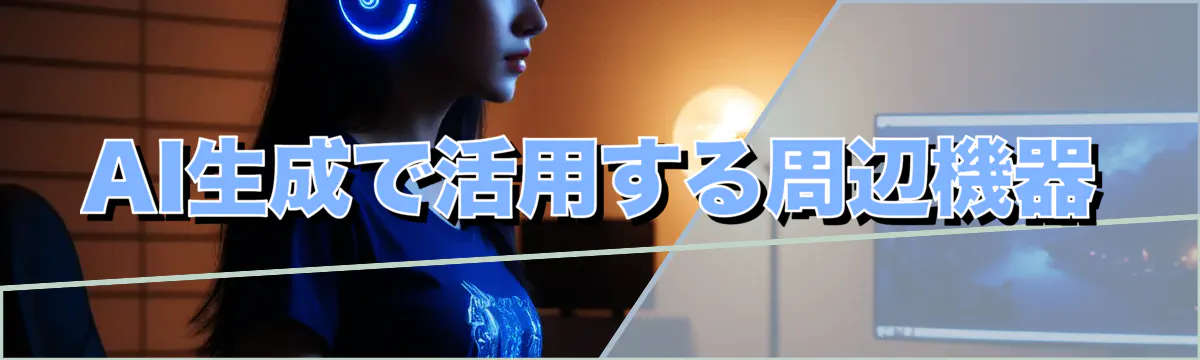 AI生成で活用する周辺機器