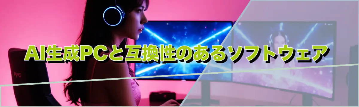 AI生成PCと互換性のあるソフトウェア