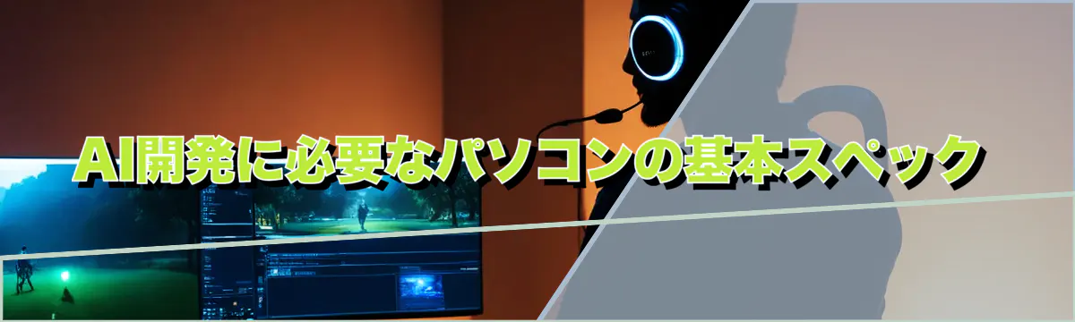 AI開発に必要なパソコンの基本スペック
