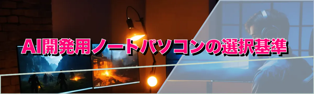 AI開発用ノートパソコンの選択基準