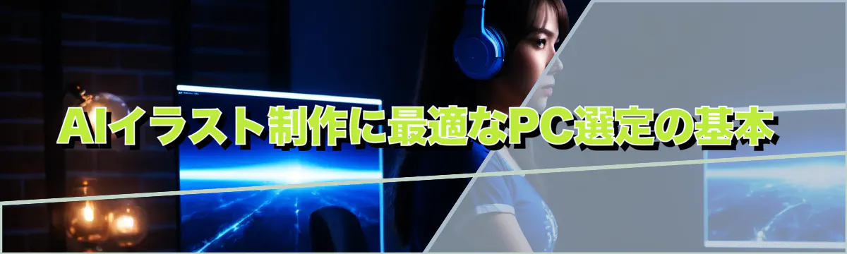 AIイラスト制作に最適なPC選定の基本