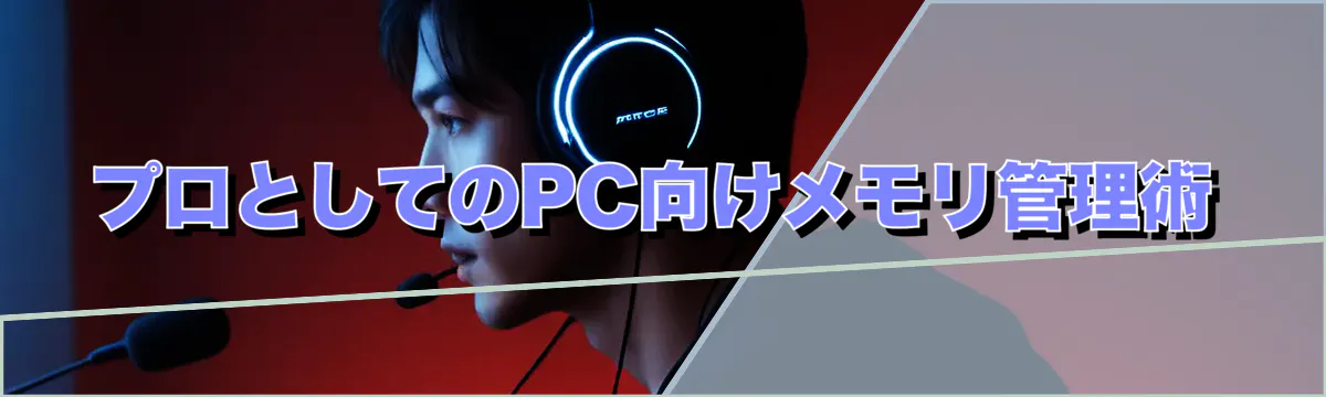 プロとしてのPC向けメモリ管理術
