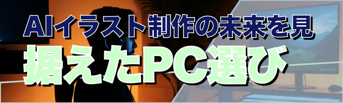 AIイラスト制作の未来を見据えたPC選び