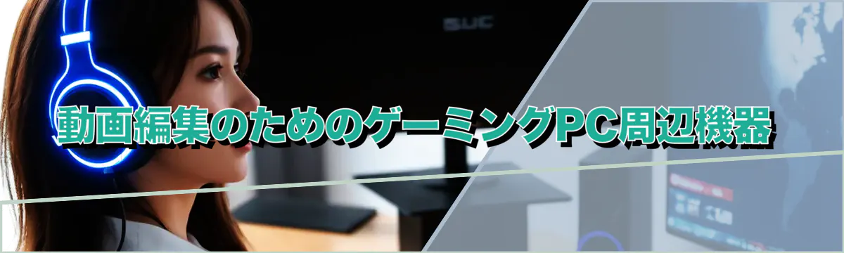 動画編集のためのゲーミングPC周辺機器