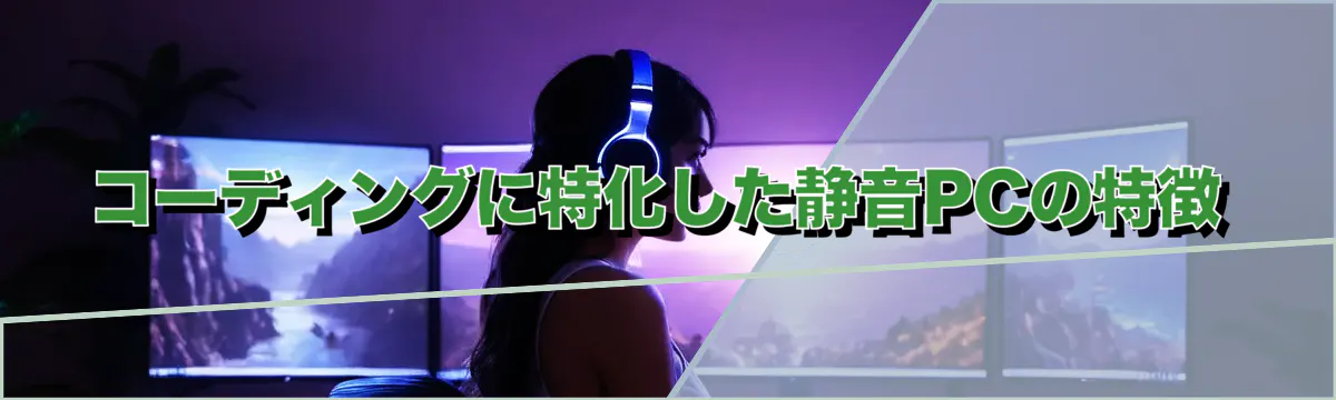 コーディングに特化した静音PCの特徴
