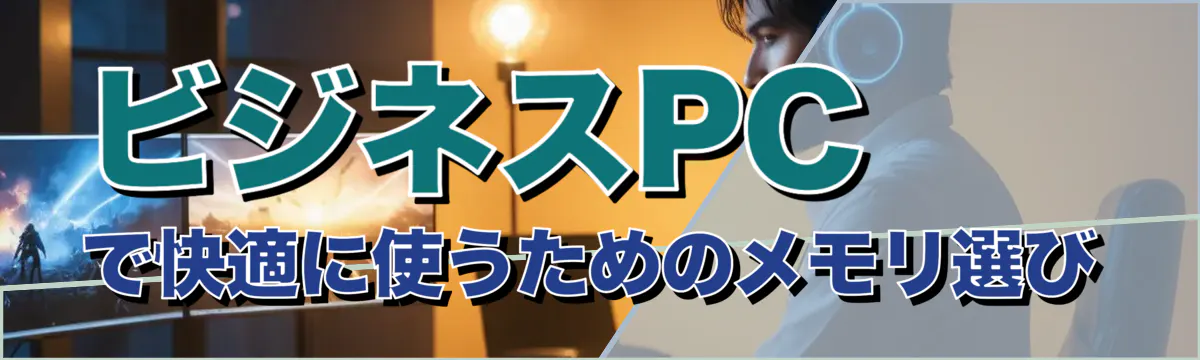 ビジネスPCで快適に使うためのメモリ選び