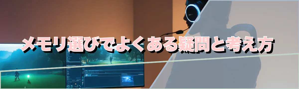メモリ選びでよくある疑問と考え方