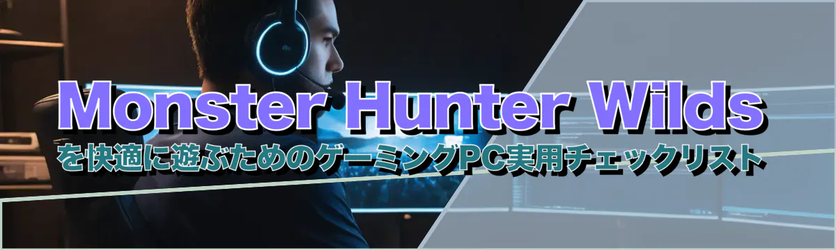 Monster Hunter Wildsを快適に遊ぶためのゲーミングPC実用チェックリスト