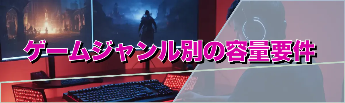 ゲームジャンル別の容量要件
