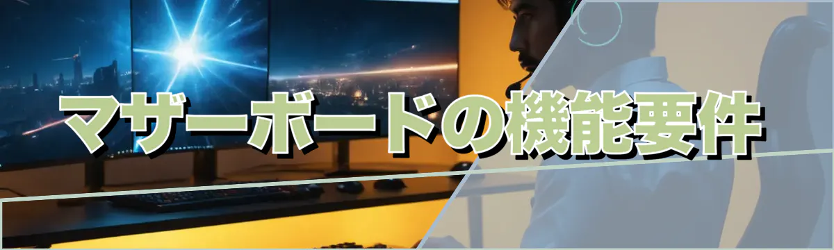 マザーボードの機能要件