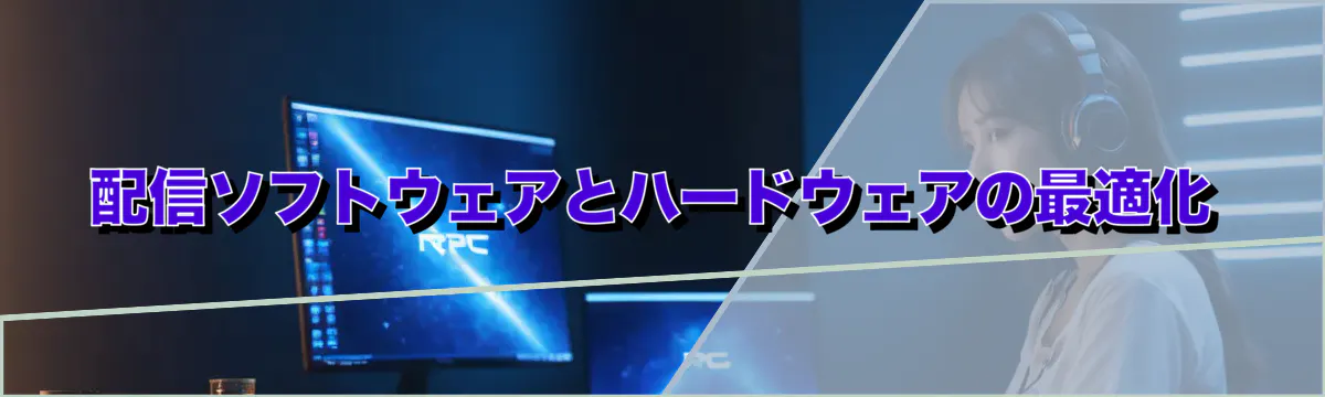 配信ソフトウェアとハードウェアの最適化
