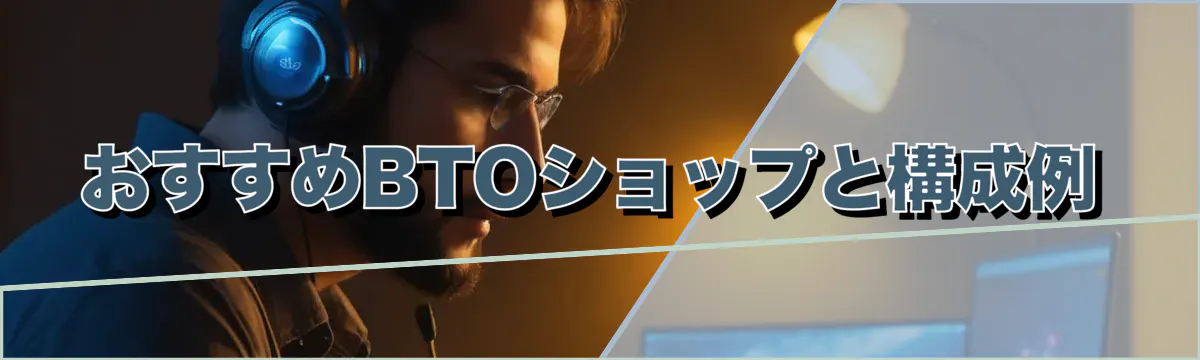 おすすめBTOショップと構成例