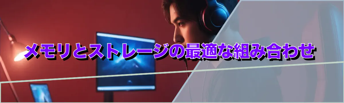 メモリとストレージの最適な組み合わせ
