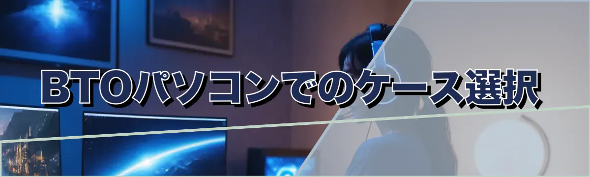BTOパソコンでのケース選択