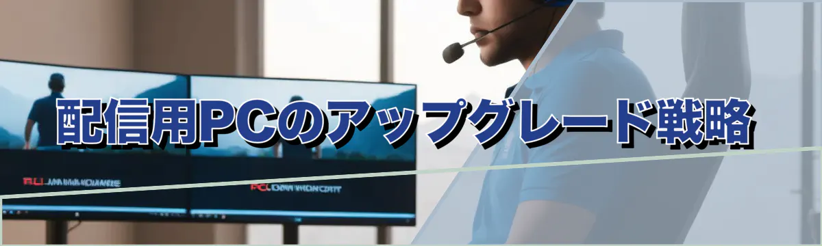 配信用PCのアップグレード戦略