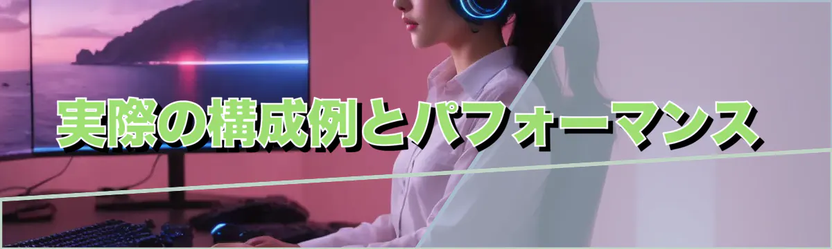 実際の構成例とパフォーマンス