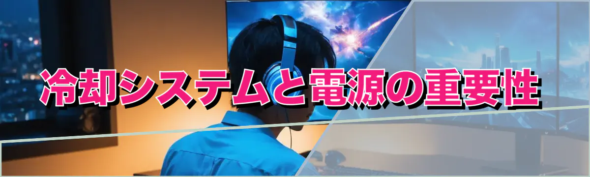 冷却システムと電源の重要性