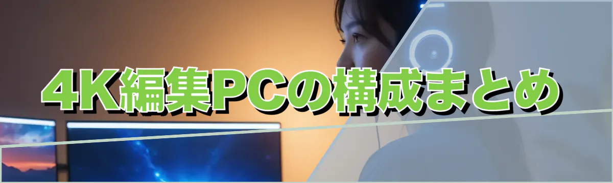 4K編集PCの構成まとめ