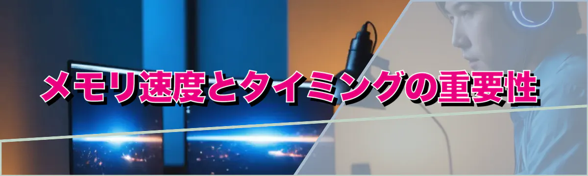 メモリ速度とタイミングの重要性