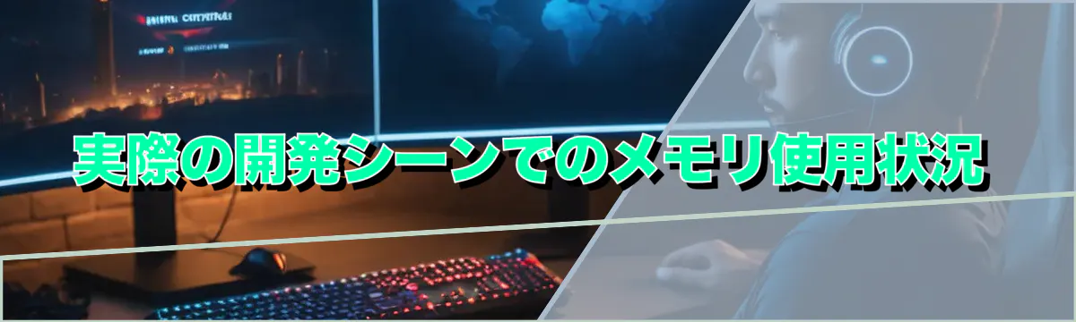 実際の開発シーンでのメモリ使用状況