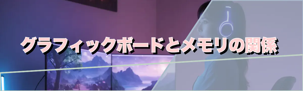 グラフィックボードとメモリの関係