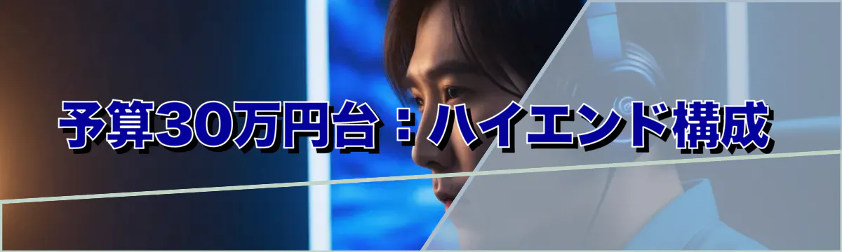 予算30万円台：ハイエンド構成