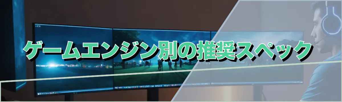 ゲームエンジン別の推奨スペック
