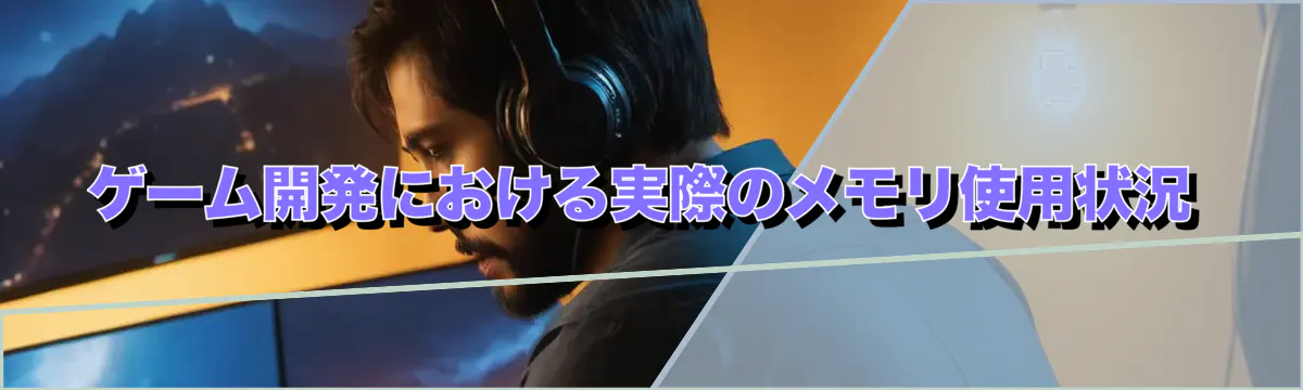 ゲーム開発における実際のメモリ使用状況
