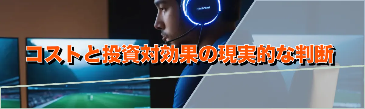コストと投資対効果の現実的な判断