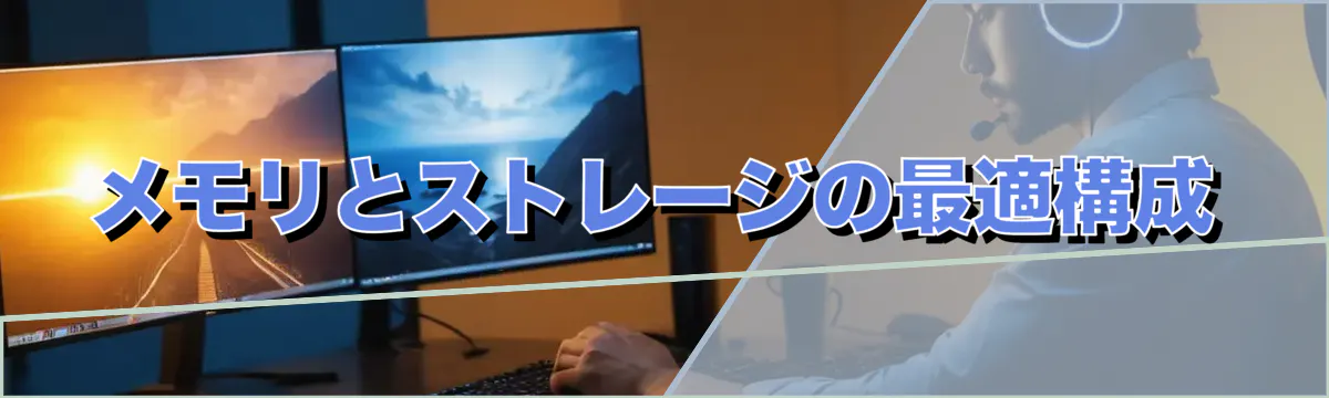 メモリとストレージの最適構成