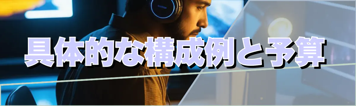 具体的な構成例と予算