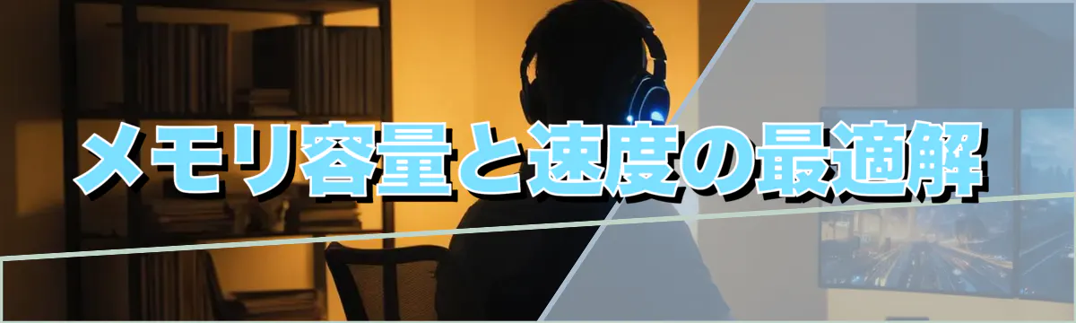 メモリ容量と速度の最適解