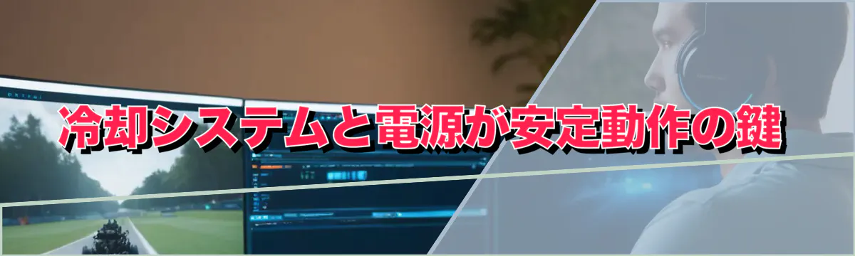 冷却システムと電源が安定動作の鍵