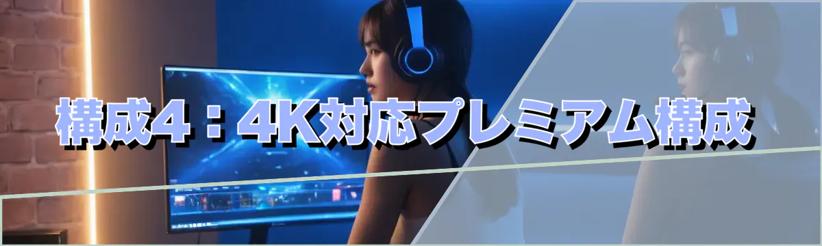 構成4：4K対応プレミアム構成