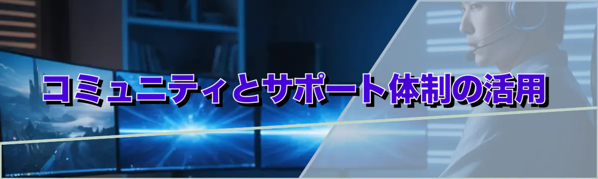コミュニティとサポート体制の活用