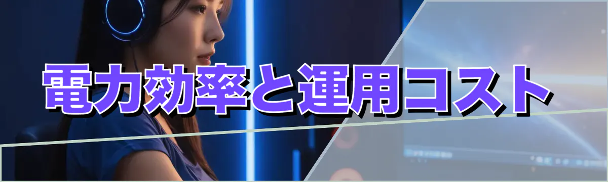 電力効率と運用コスト