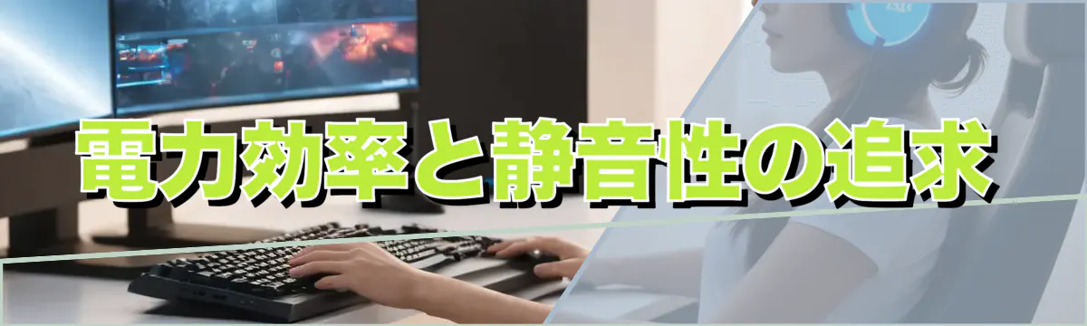 電力効率と静音性の追求