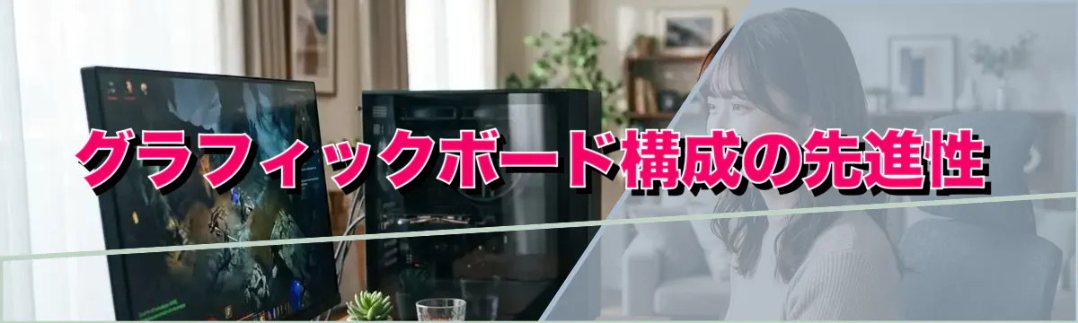 グラフィックボード構成の先進性