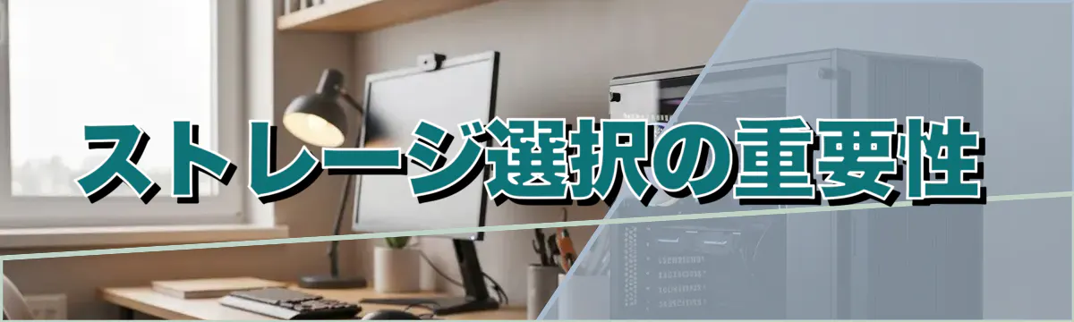 ストレージ選択の重要性